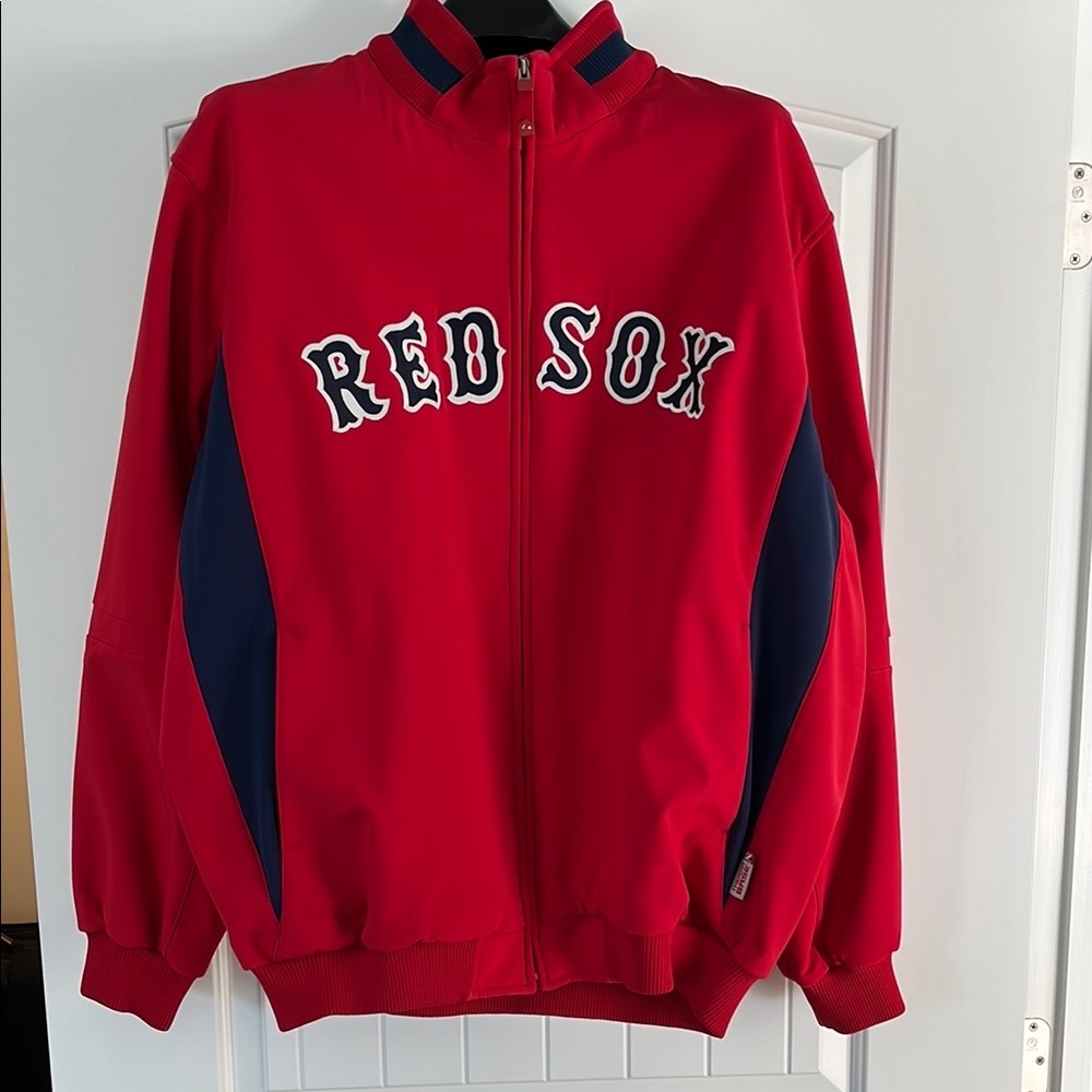 Majestic Red and Blue Full-Zip Jacket